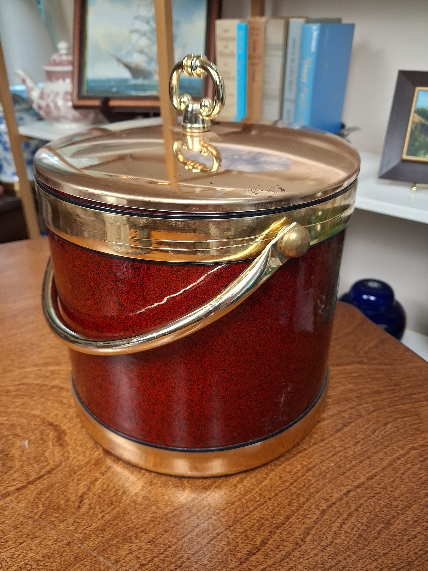 RESERVED - Vintage Kraftware Ice Bucket