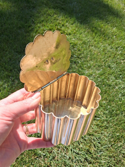 Decorative Brass Box with Bow