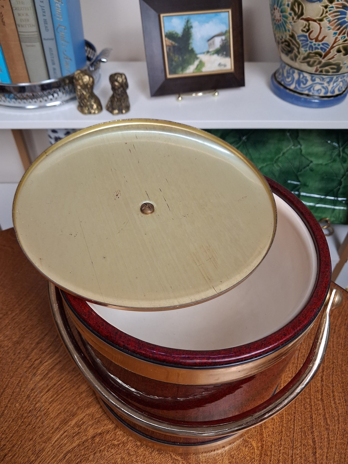 RESERVED - Vintage Kraftware Ice Bucket