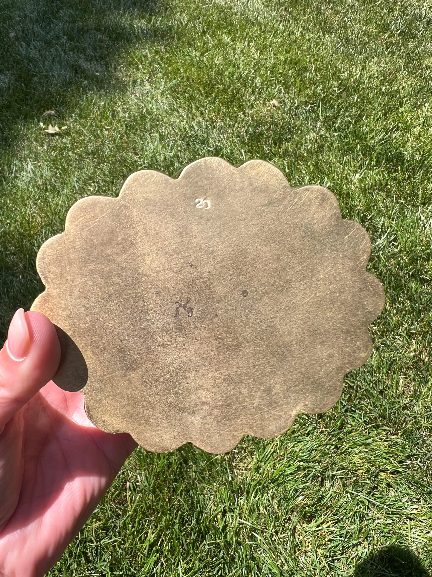 Decorative Brass Box with Bow